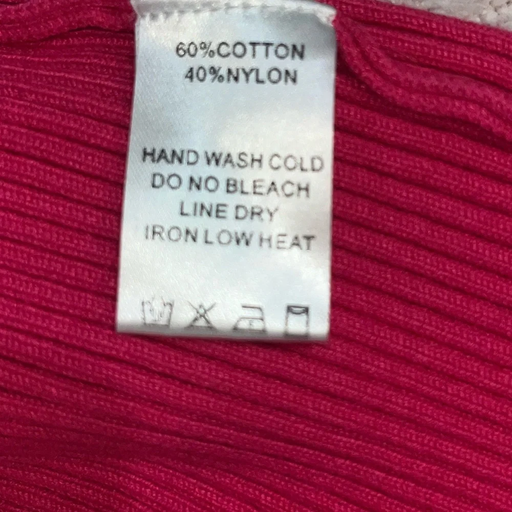Pink Ribbed Tank Top - Picture 4 of 5